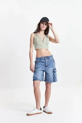 Shorts Jean cargo Mistral Mod. MIRANO